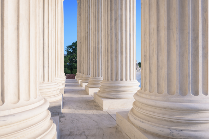 Law firm pillars image